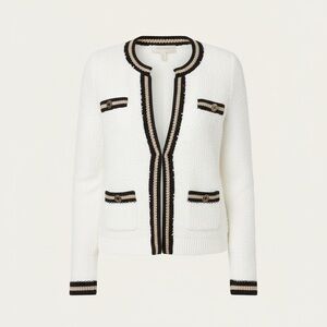 Lily Pulitzer Nalayna Elegant White Cardigan Sweater​​